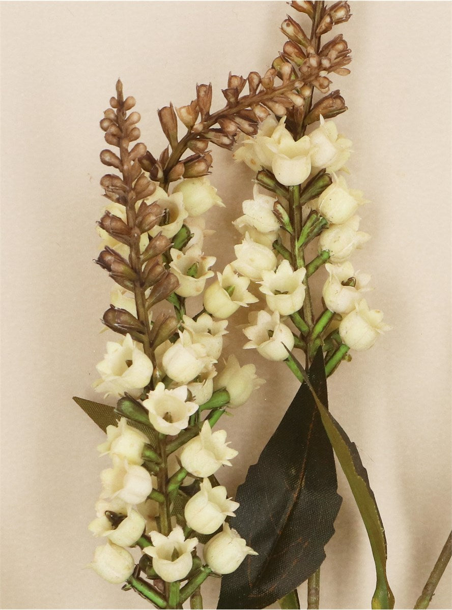 Antique Cream Mini Bell Flower Spray