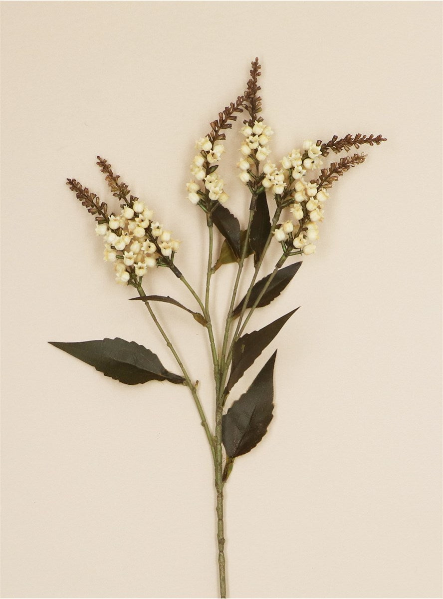 Antique Cream Mini Bell Flower Spray