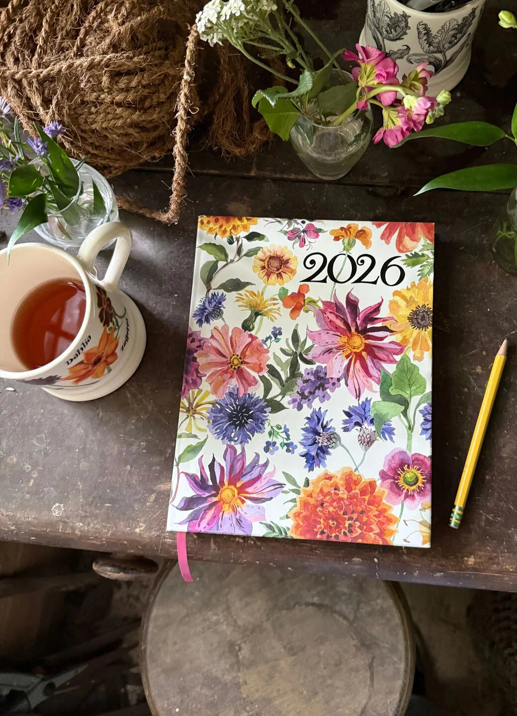 Emma Bridgewater Garden Flowers A5 Deluxe Diary 2026