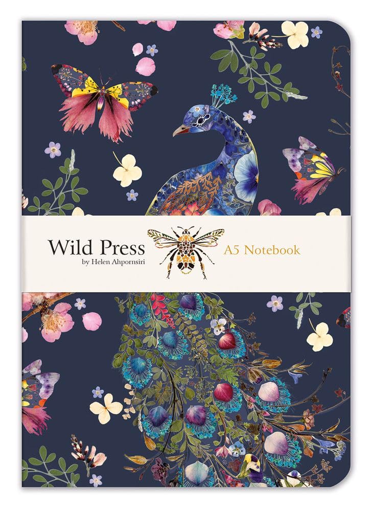 Museums & Galleries | A5 Notebook | Wild Press Peacock