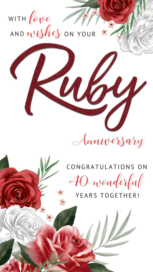 Ruby Anniversary | Roses