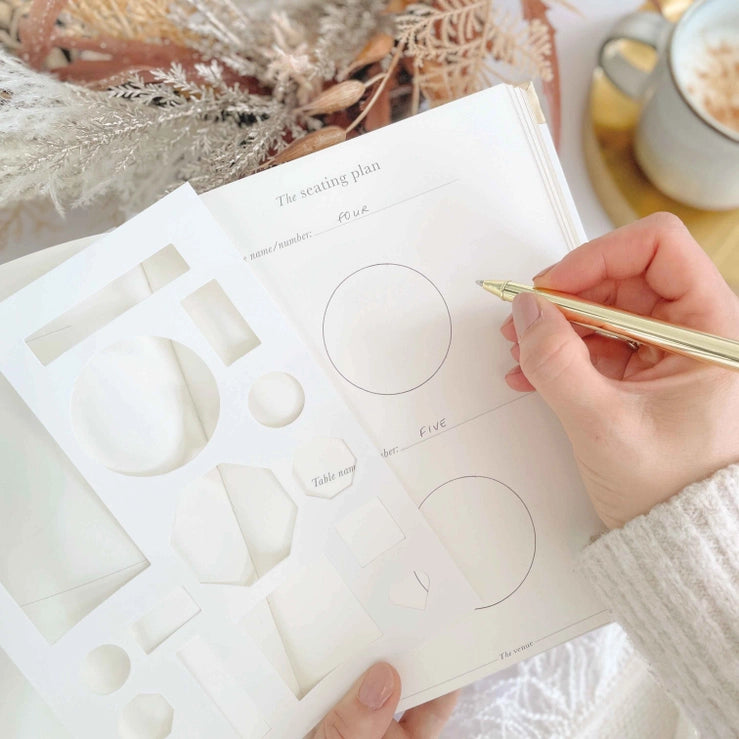 Luxury Floral Wedding Planner Book