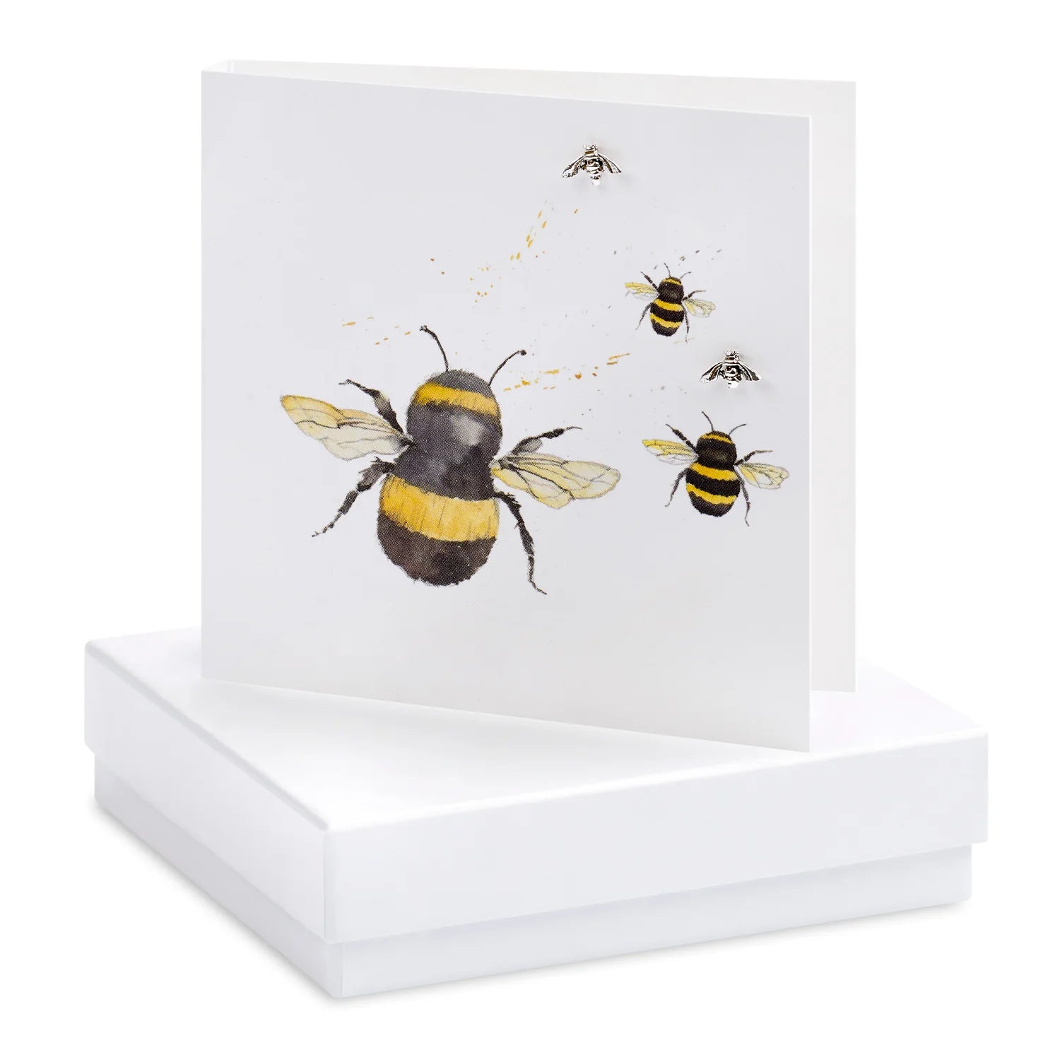 Crumble & Core | Boxed Bumble Bees Earring Card