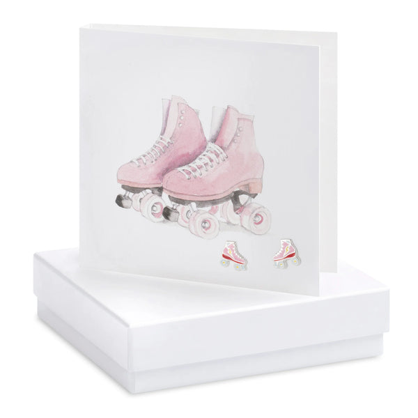 Crumble & Core | Boxed Roller Skates Earring Card