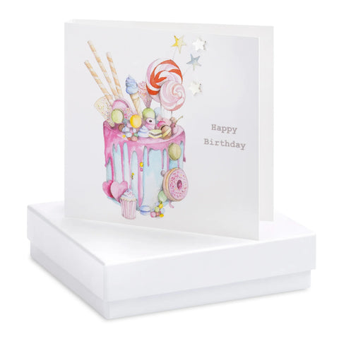 Crumble & Core |Boxed Truly Scrumptious Cake Earring Card