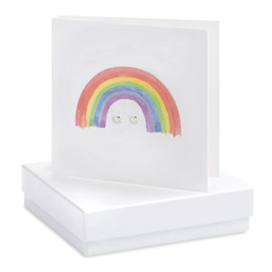 Crumble & Core | Boxed Blank Rainbow Earring Card
