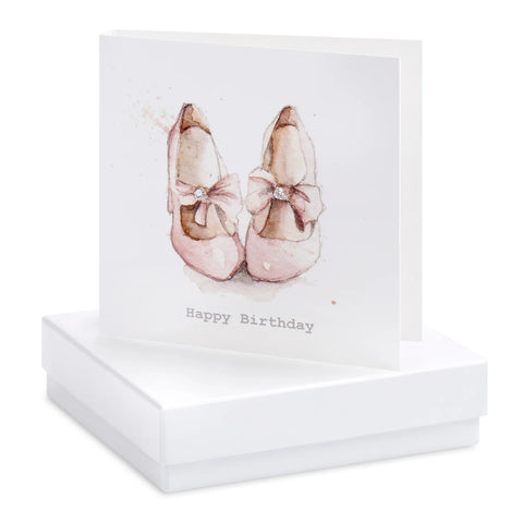 Crumble & Core | Boxed Birthday Party Shoes Earring Card