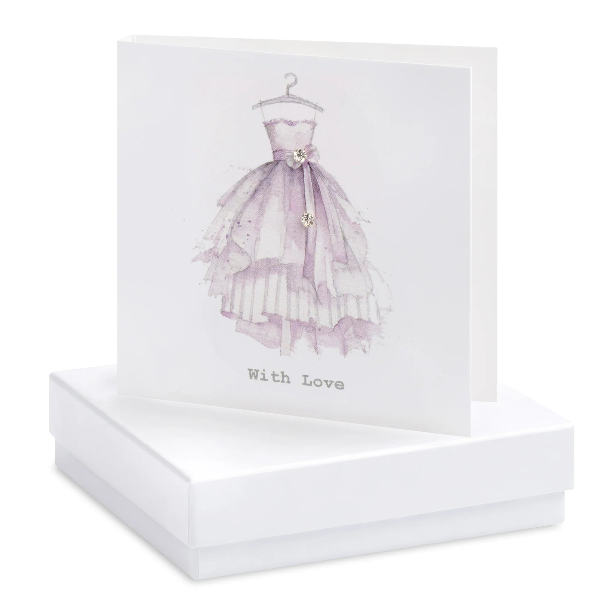 Crumble & Core | Boxed Dress With Love Earring Card