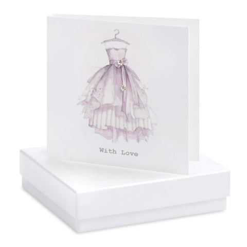 rumble & Core | Boxed Dress With Love Earring Card