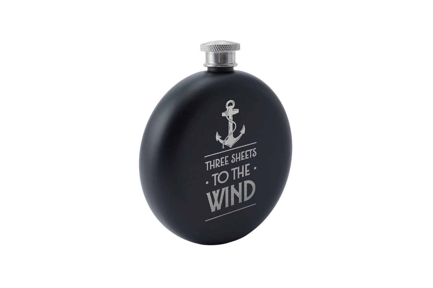 Three Sheets To The Wind Hip Flask