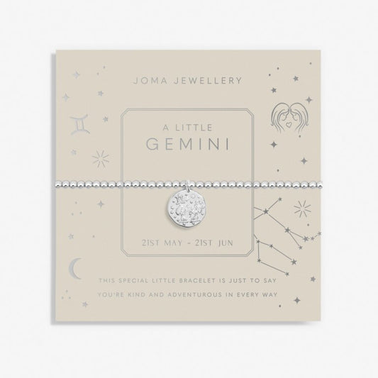 Star Sign A Little|Gemini|Bracelet|17.5c