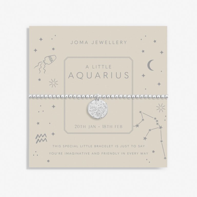 Star Sign A Little|Aquarius|Bracelet|17.5cm