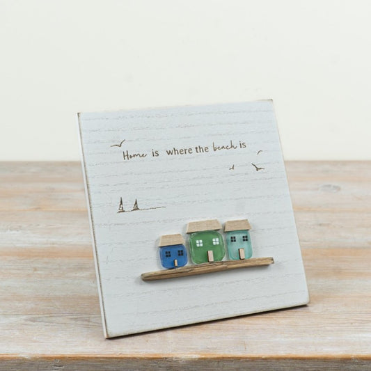 Wooden Seaside Frame 19.3cm
