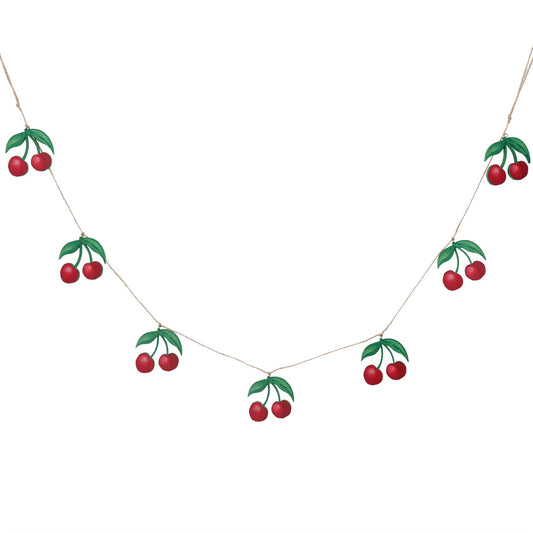 Wood Cherries Garland