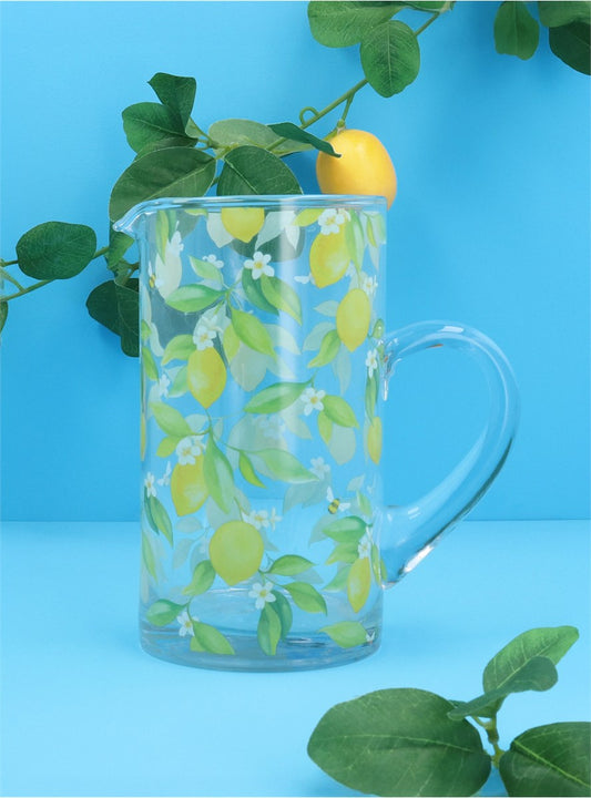 Lemon Glass Water Jug Lge