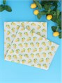 Lemons Polylinen Table Runner