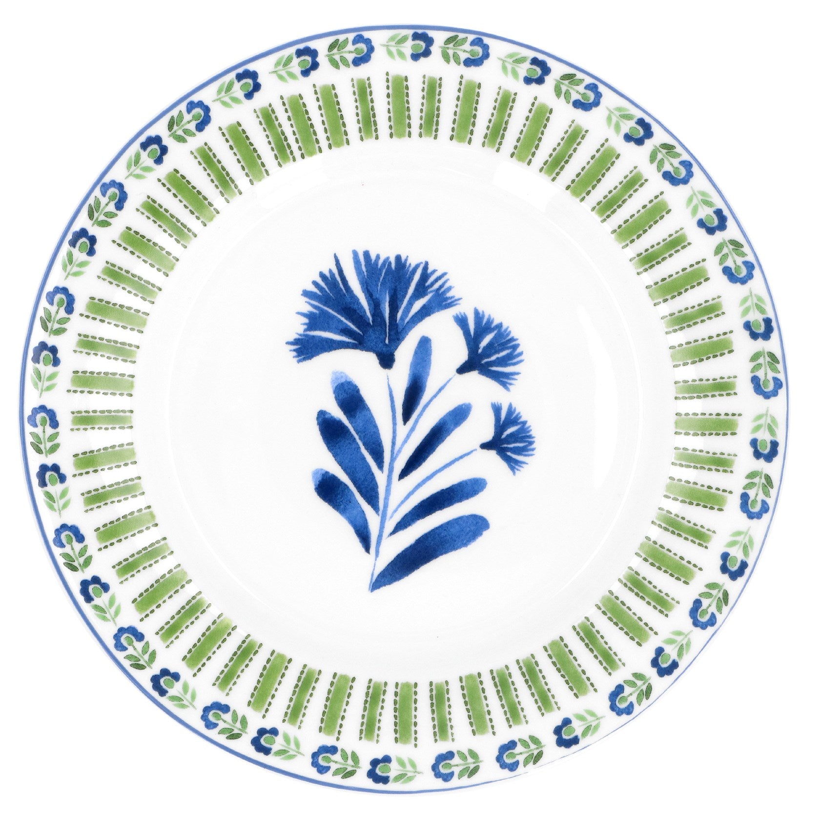Country Flowers Bone China Plate|Sml