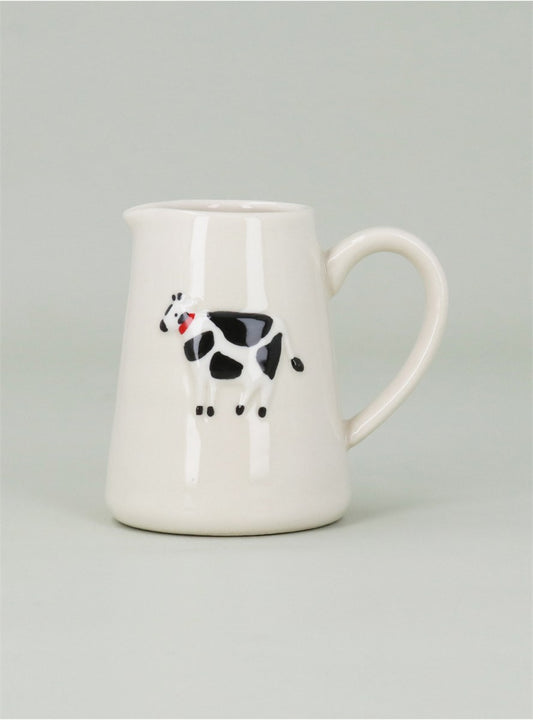 Stoneware Mini Jug | Cow