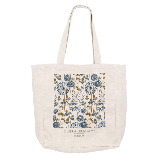 Blue Meadow | Fabric Tote Bag