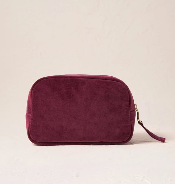 Elizabeth Scarlett | Hope Cosmetics Bag | Plum Velvet