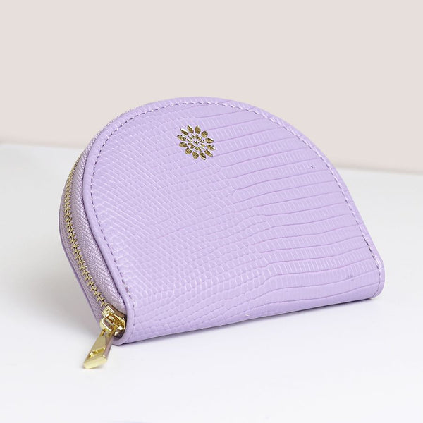 LILAC HALF MOON COIN PURSE