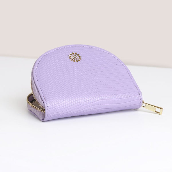 LILAC HALF MOON COIN PURSE