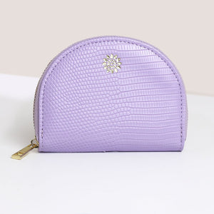 LILAC HALF MOON COIN PURSE