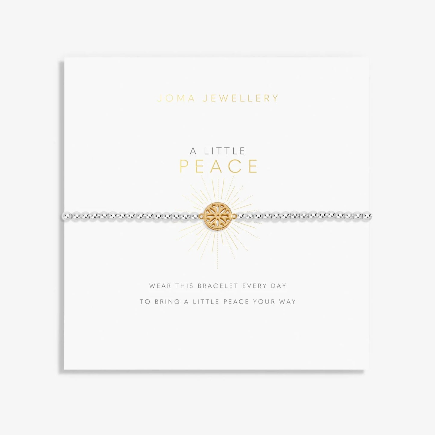 Joma Jewellery | A Little | Peace Bracelet