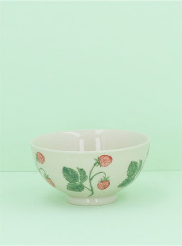 Strawberries | Stoneware Bowl | Small