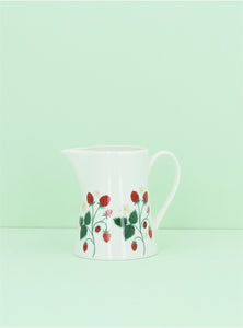 Strawberries | Bone China Jug | Sml