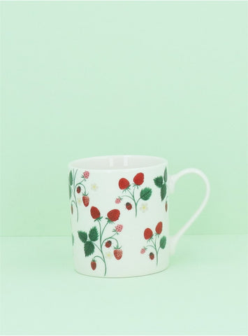 Bone China Mug | Strawberries