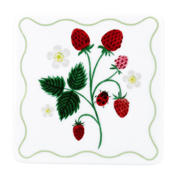 Strawberries | Porcelain Coaster