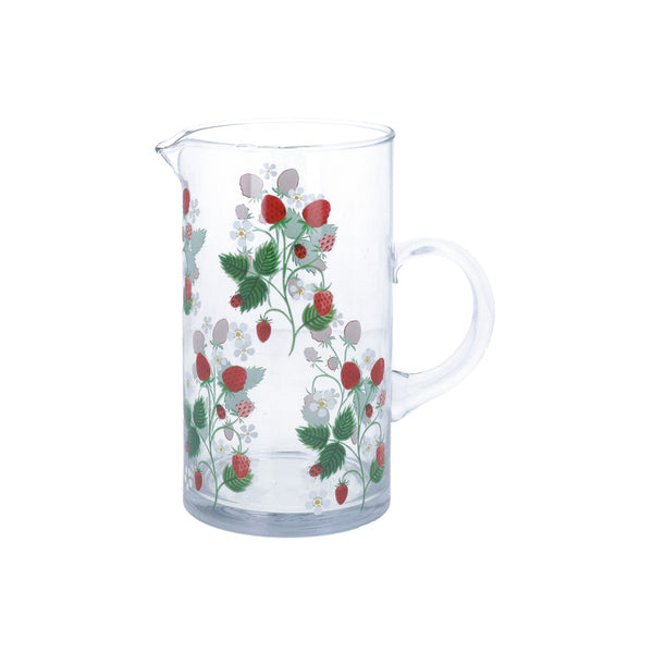 Strawberries | Glass Water Jug