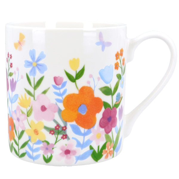 Pastel Flowers | Bone China Mug