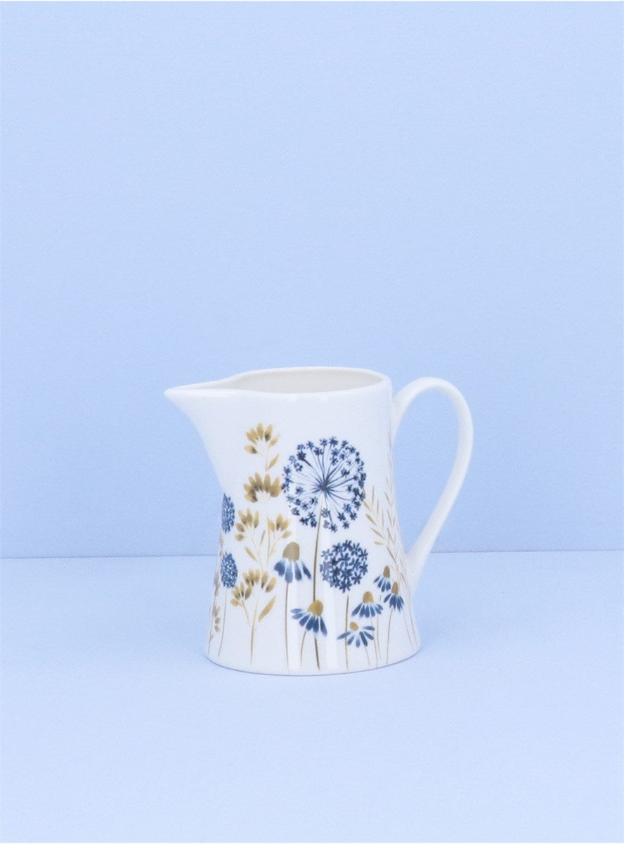 Blue Meadow | Bone China Jug | Small