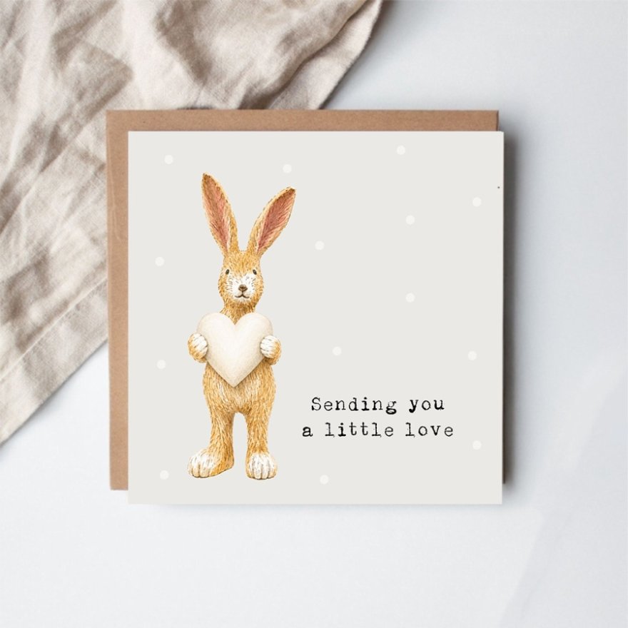 Sending A Little Love Greeting Card
