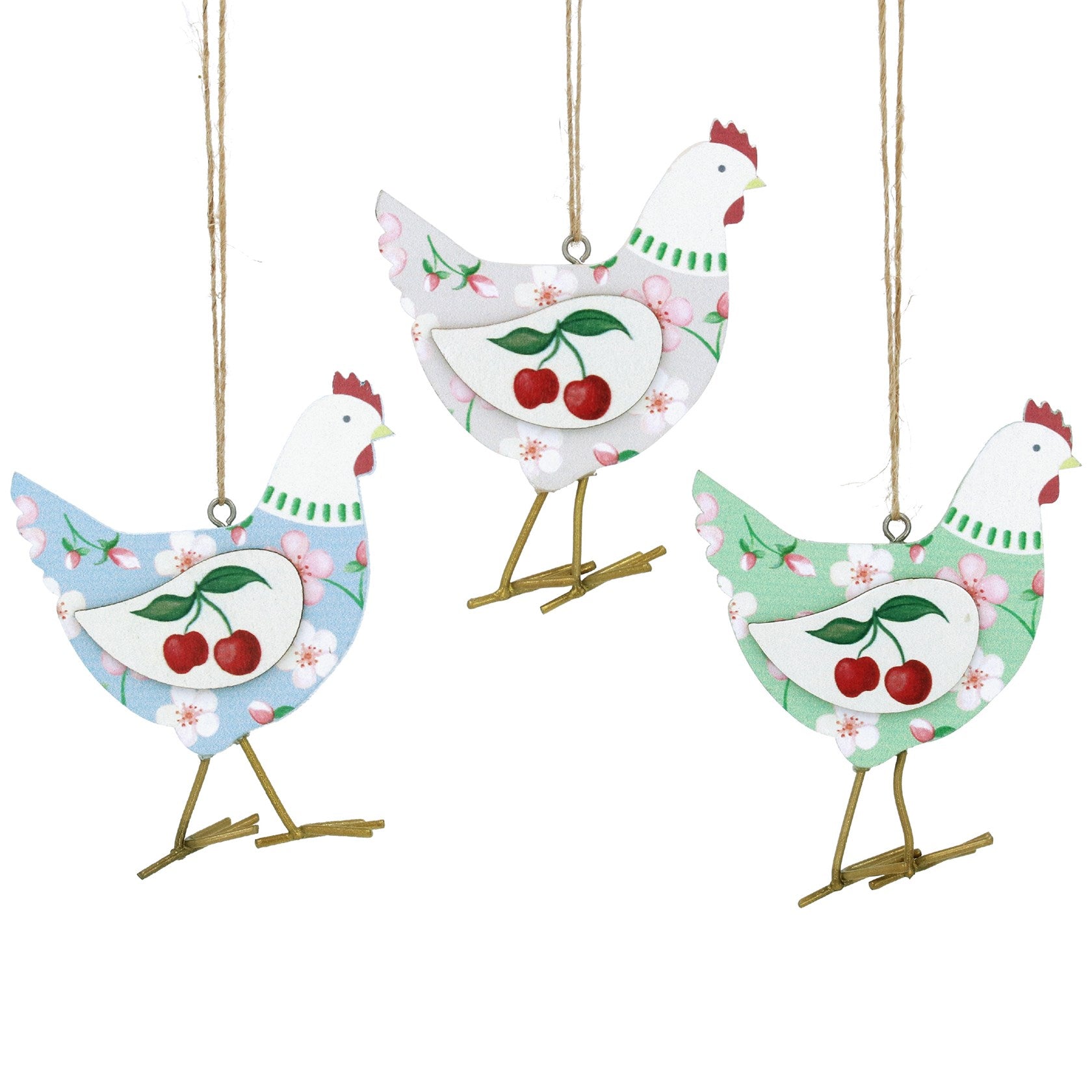 Cherries Wood Hen Dec