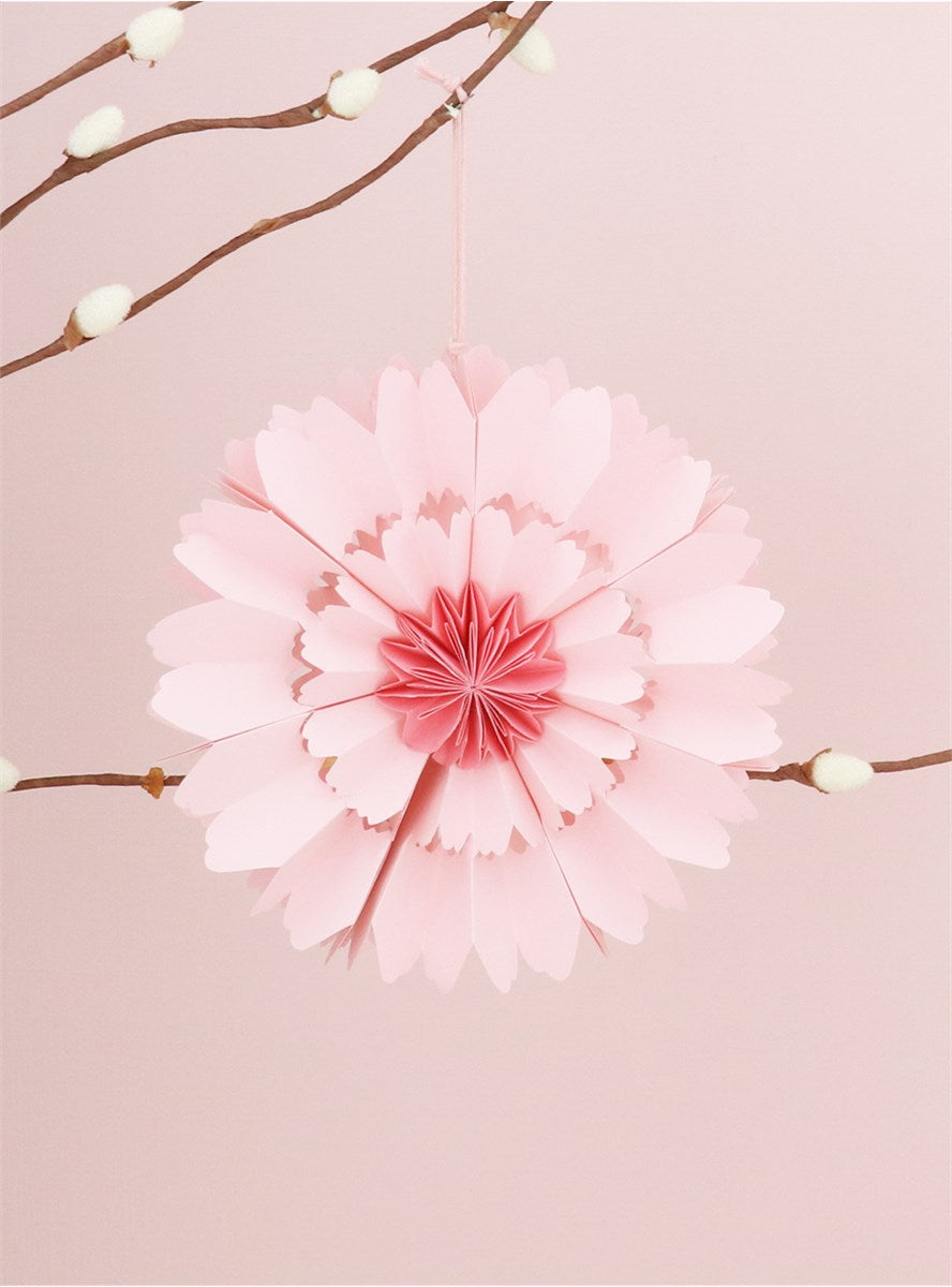 Pink Multi-Petal Flower | Paper Decoration