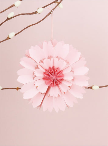 Pink Multi-Petal Flower | Paper Decoration