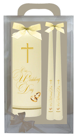 Wedding Candle | 8 inch Gift Boxed | Ivory