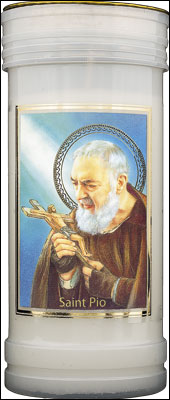 Pillar Candle | Saint Pio