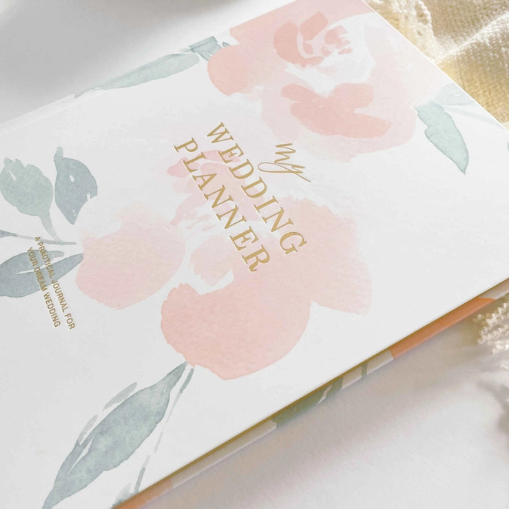 Luxury Floral Wedding Planner Book