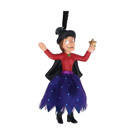 Room On The Broom Witch Hanging Decoration 9cm