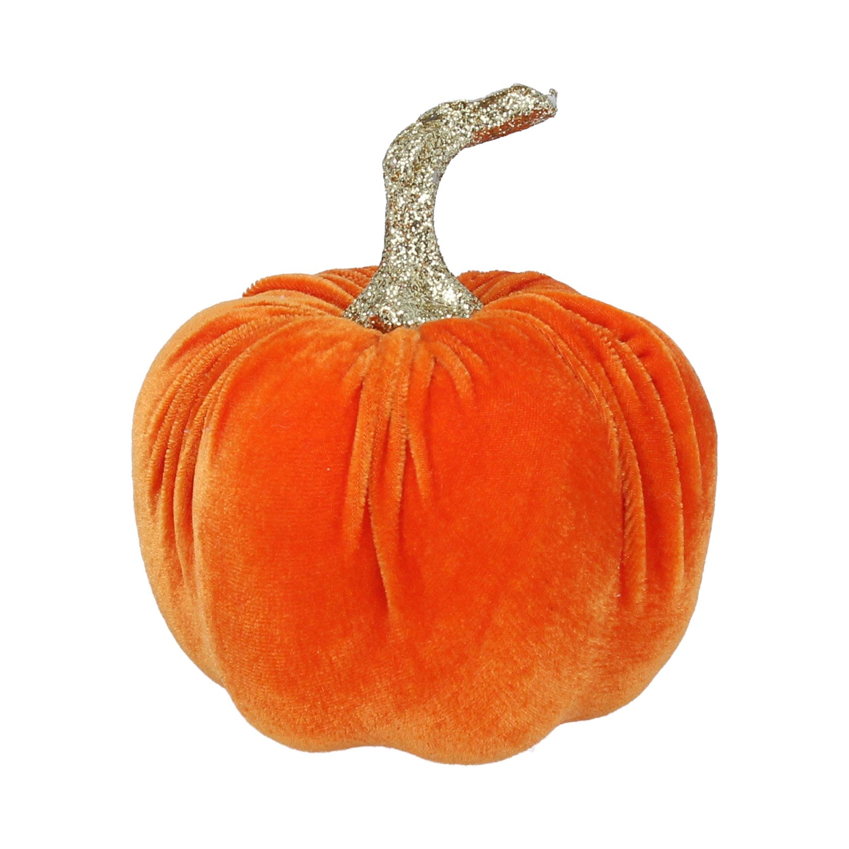 Orange Flock Pumpkin Ornament