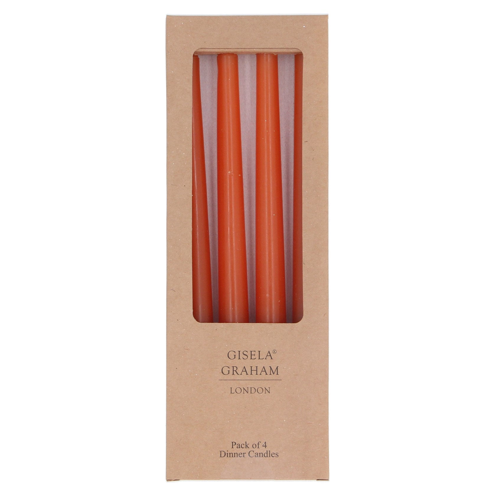 Orange Taper Candle | Box/4