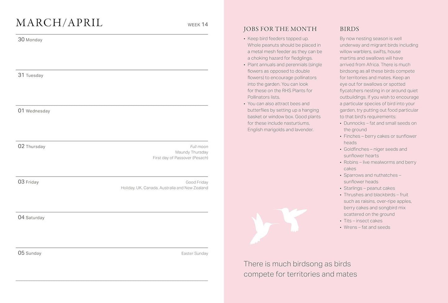 RHS Wild In The Garden Diary 2026