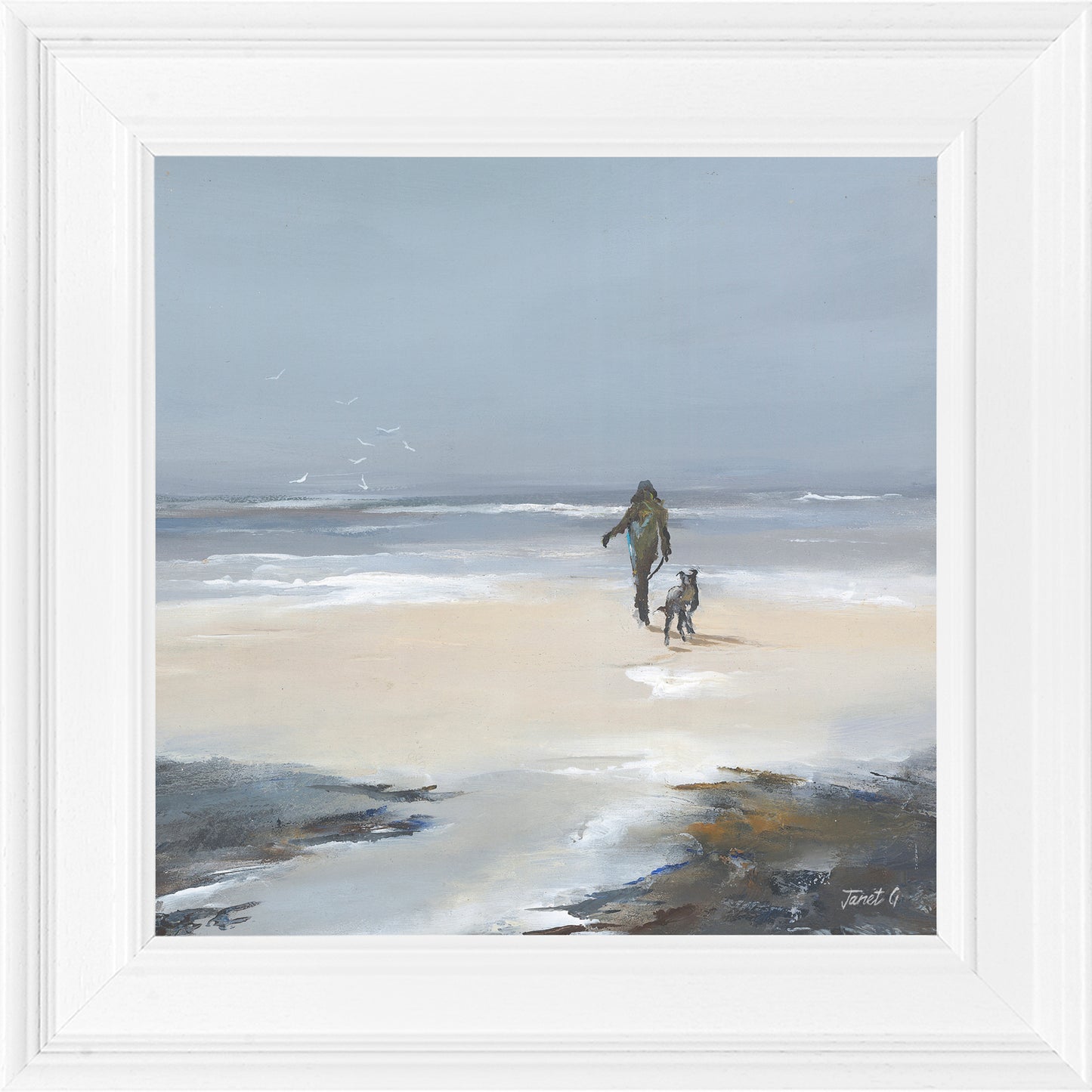 Beach Walk I (Small) by Janet Gammans