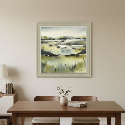 Pistachio Pastures II By Elizabeth Baldin