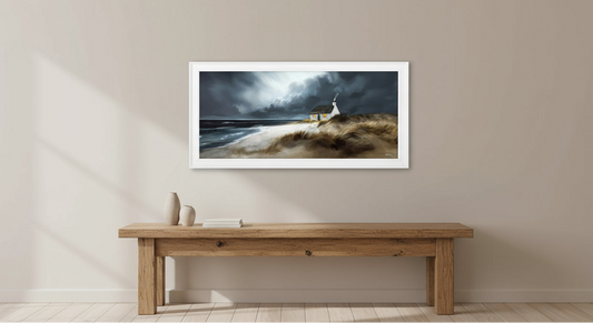 Night Beach Cottage By M. Torelli