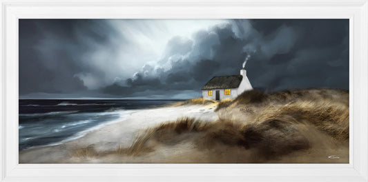 Night Beach Cottage By M. Torelli